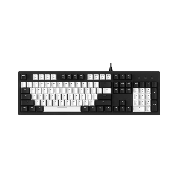 Bàn phím cơ Dareu EK104 White + Black (2 sides RGB strip, Multi-Led Color, Switch Dareu DREAM / FIRE-FLY)